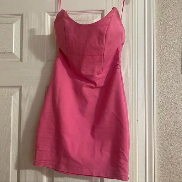 superdown stevie sweetheart mini dress in Pink - Picture 5 of 7